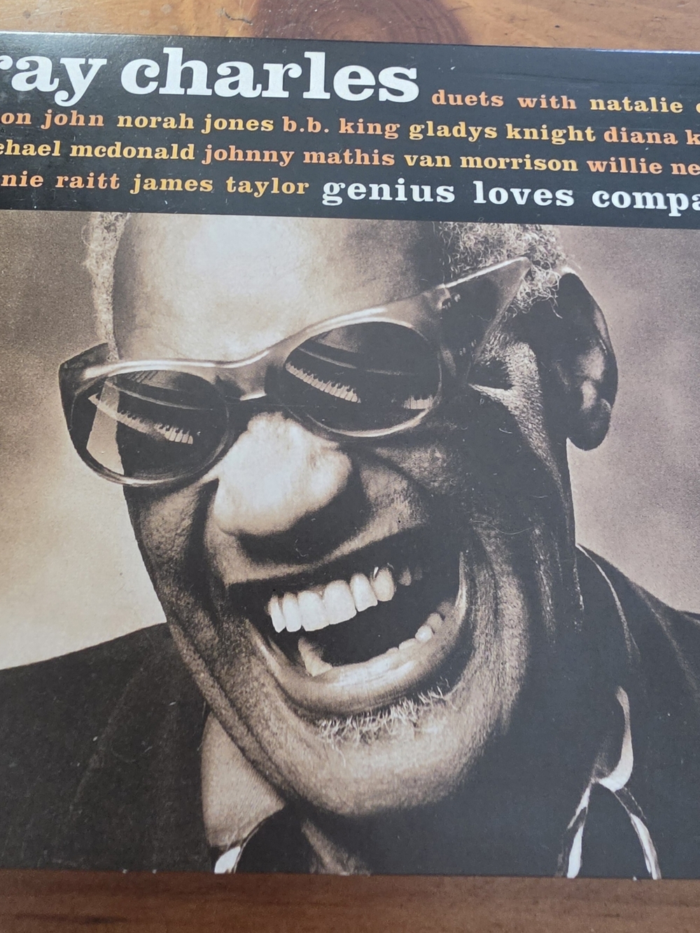Ray Charles 'Genius Loves Company' Album Cover CD 2004 Duet With Elton John, ,,,